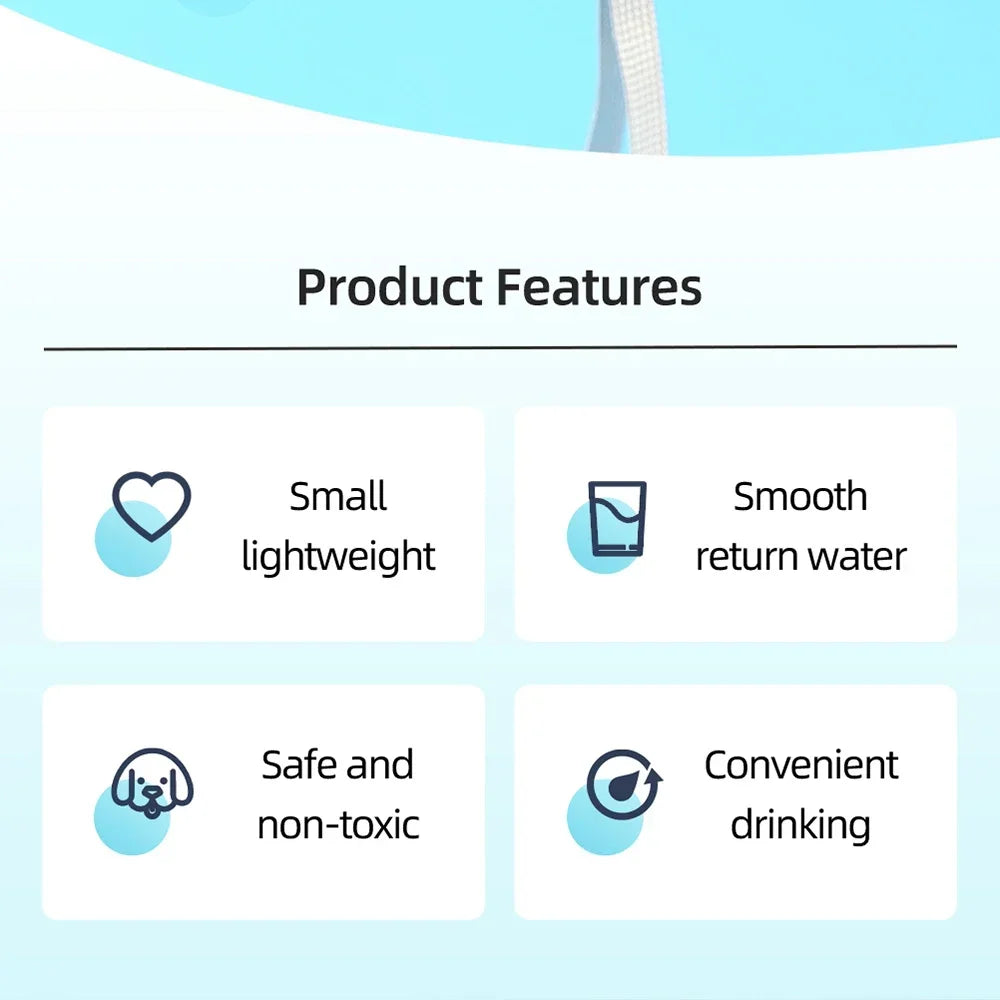 Trail & Tails Portable Pet Water Bottle — Leakproof Travel Hydration for Dogs & Cats