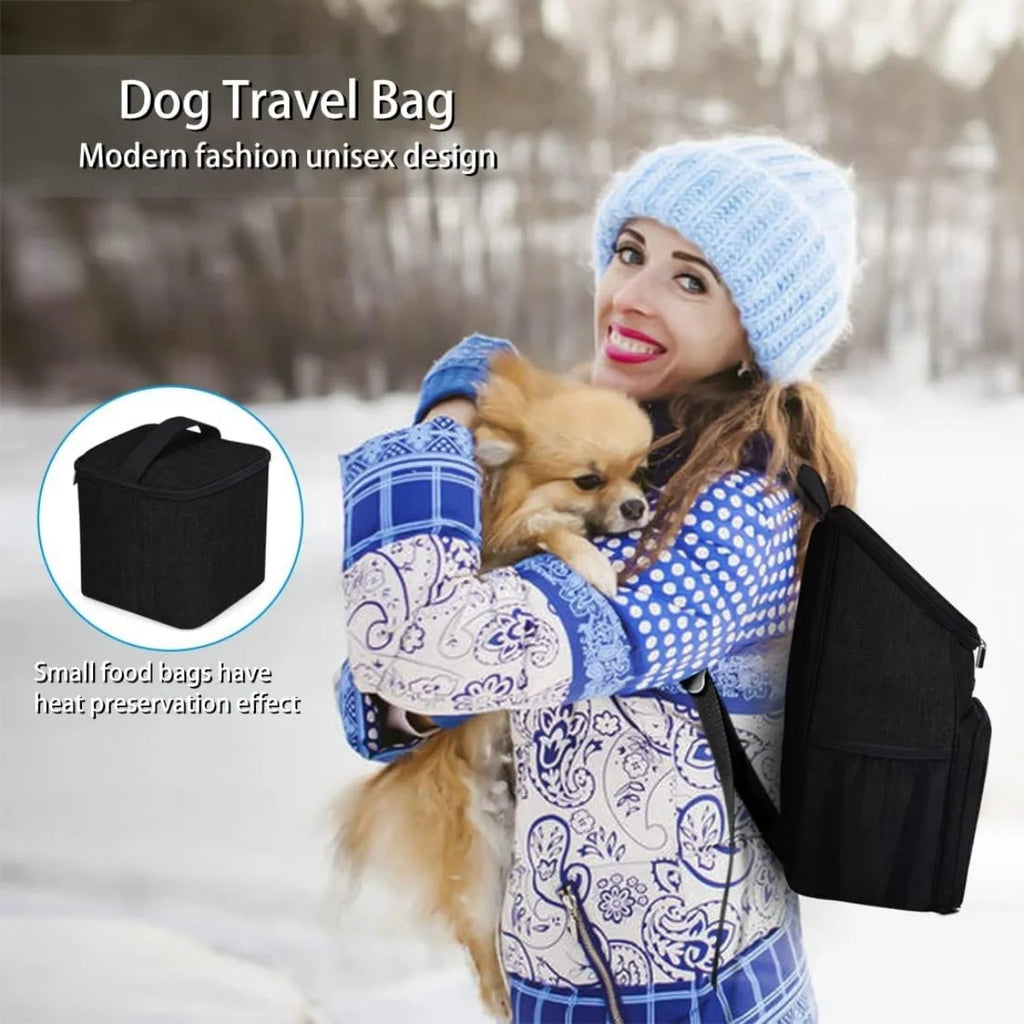 Trail & Tails Pet Travel Bag — All-in-One Weekend Tote for Dogs & Cats