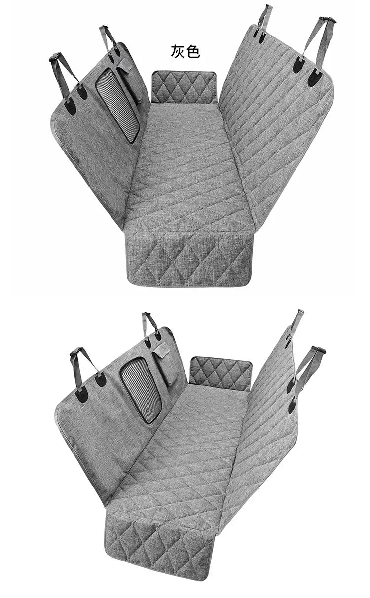 Trail & Tails Waterproof Dog Car Seat Cover — Hammock Style with Safety Pad