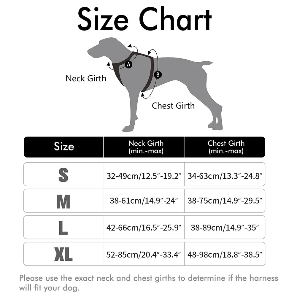 Trail & Tails No-Pull Dog Harness — Reflective, Adjustable & Adventure-Ready