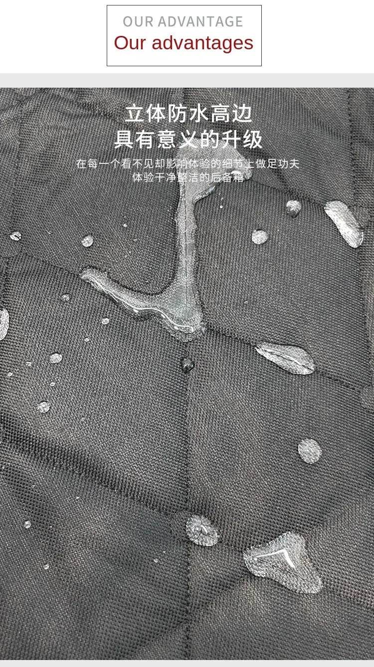 Trail & Tails Waterproof Dog Car Seat Cover — Hammock Style with Safety Pad