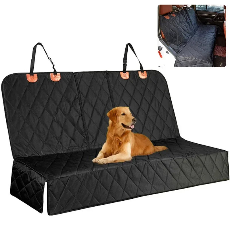 Trail & Tails Waterproof Dog Car Seat Cover — Hammock Style with Safety Pad